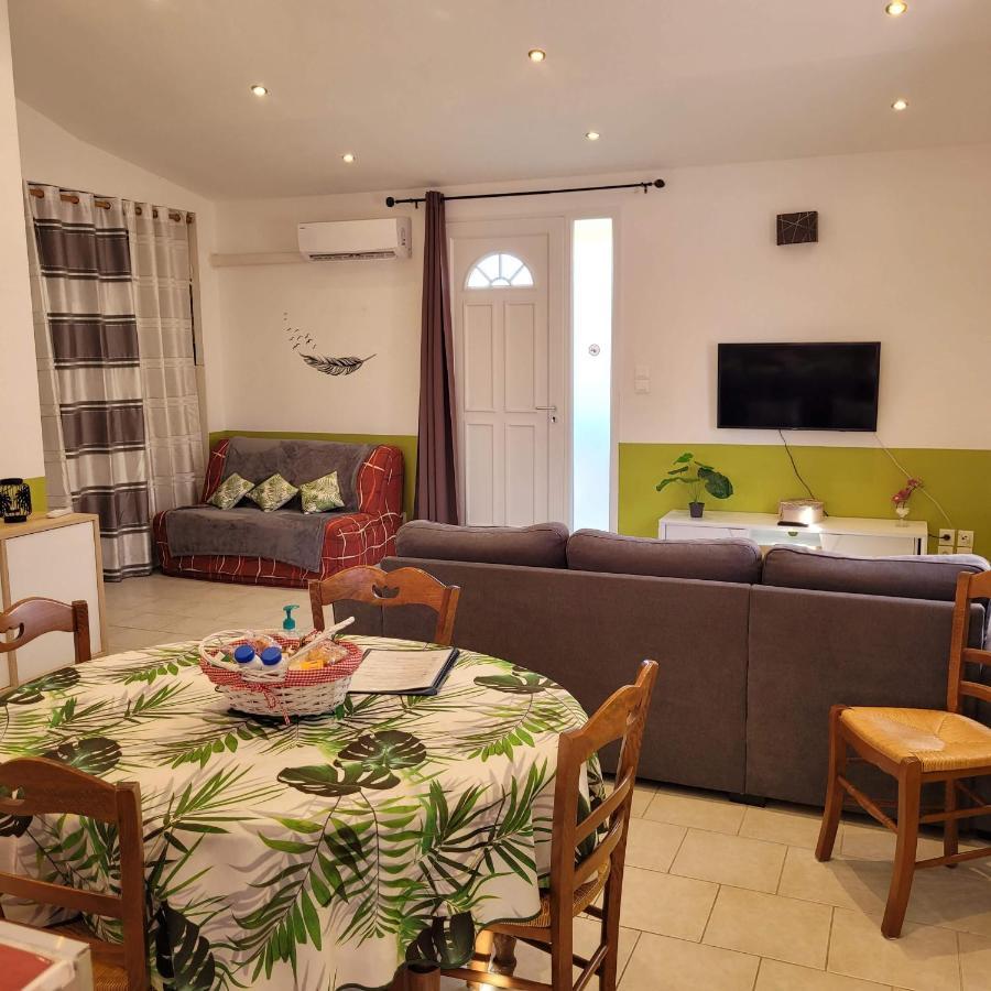 Appartement Agreable Et Spacieux Ensoleille Valros Kültér fotó